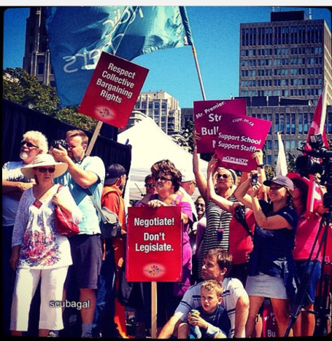 Student Protest, Montreal, Canada; Summer 2011Elementary Teachers Federation of Ontario Protest, Queen’s Park, Toronto, Canada; summer 2012