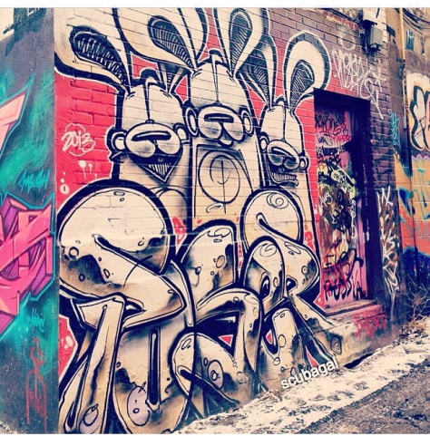 Play Bunnies, Toronto, Canada; artist credit, Poser