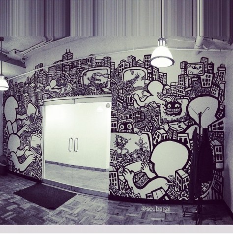 Mr. Parson's Home, art credit by Mike Parsons of Toronto