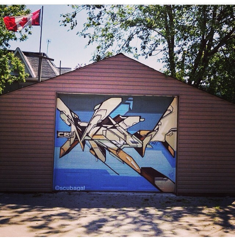 (“We the North” by scubagal, artist credit MEDIAH and CBS crew)