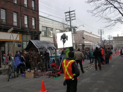 Behind the Scenes of George Romero’s Land of the Dead (2004), Photo Credit by Byron Martin