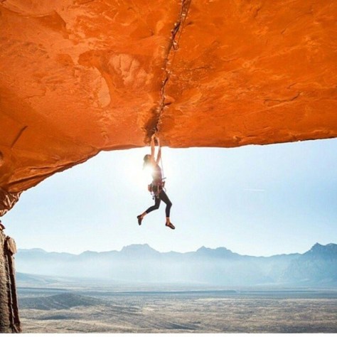 rock climbing